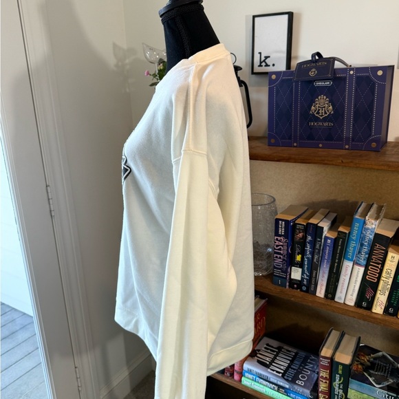 Cream Sweater with Black Bow Design - Picture 4 of 5